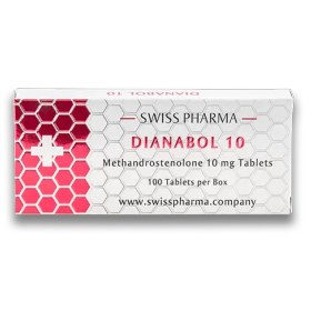 تصویر دیانابول 10 سوئیس فارما (متاندروستنولون) | (Methandrostenolone 10 mg/per tablet) Swiss Pharma DIANABOL 10 | محصول سوئیس | 100تبلت 