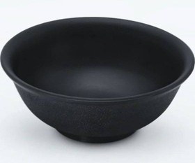 تصویر ظرف سیب و سوپ مشکی 16cm 