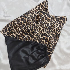 تصویر تاپ شورتک پلنگی 