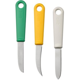 تصویر سرویس چاقوی سه عددی ایکیا مدل Uppfylld ا ikea-three-piece-knife-service-uppfylld-model ikea-three-piece-knife-service-uppfylld-model