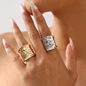 تصویر انگشتر مدل چروک 