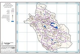 تصویر عنوان نقشه: تقسیمات سیاسی استان فارس 