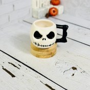 تصویر ماگ طرح دیزنی دست ساز جک دسته مشکی کد 6533 