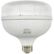 تصویر لامپ ۵۰ وات استوانه ای حباب شفاف پارس سهیل 