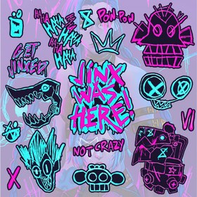 تصویر استیکر گرافیتی جینکس 