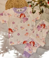 تصویر تیشرت شلوار دخترانه پری - سایز 