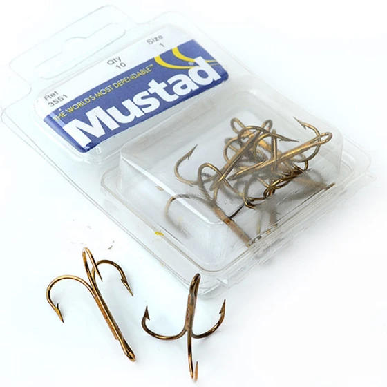 قلاب موستاد برنزی سایز ۱۶ بسته ۵۰ عددی MUSTAD 5301 BR