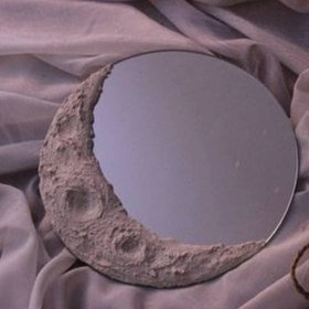 تصویر آینه طرح برجسته ماه 