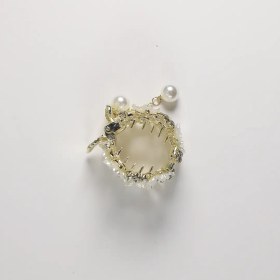 تصویر کلیپس مو گل طلایی مدل 3392 