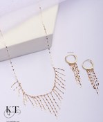 تصویر گوشواره طلا شرابه ای 