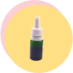 تصویر رنگ جوهری سبز رزین 