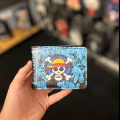 تصویر کیف پول چرم چاپی انیمه 