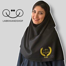 تصویر مقنعه وکالت چاپی 73 