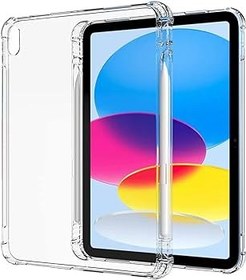 تصویر قاب ژله ای شفاف تبلت iPad 10.9 2022 Tablet iPad 10.9 2022 TPU Transparent Cover