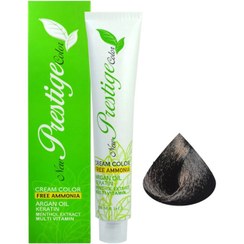 تصویر رنگ موی پرستیژ شماره 4.1 قهوه ای خاکستری حجم ۱۰۰ میلی لیتر بدون آمونیاک 