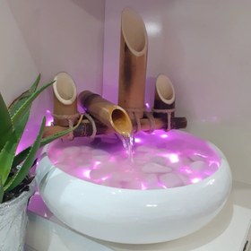 تصویر آبنما رومیزی دکوری بامبو مدل سهروردی 2 