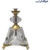تصویر پایه کریستال طلایی13*14 سانت 