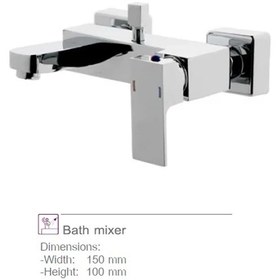 تصویر شیر حمام البرز روز مدل رایان کروم AlborzRooz Bath Faucet, Rayan Chrome