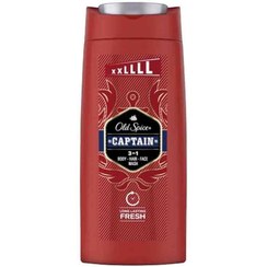 تصویر شامپو سر و بدن ایتالیایی الد اسپایس Old Spice Captain مناسب آقایان 675 میل 