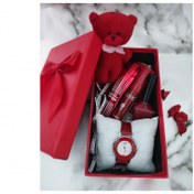 تصویر باکس کادوی دخترانه زنانه ولنتاین کادو تولد آرایشی ساعت ا valentine box valentine box