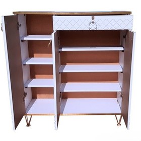 تصویر جاکفشی مدرن چوبی 