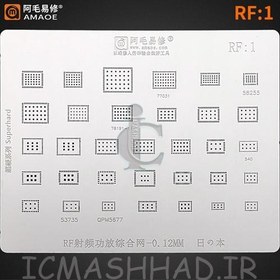 تصویر شابلون آی سی آنتن AMAOE RF2 