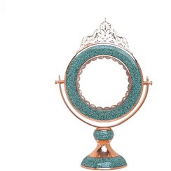 تصویر آینه گرد فیروزه کوبی 