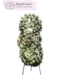 تصویر تاج گل سه طبقه کد 3227 