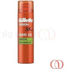 تصویر ژل اصلاح ژیلت فیوژن 5 مناسب پوست حساس 200 میل 