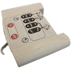 تصویر ریموت کنترل (هندست) تخت بیمارستانی چهار شکن قفل دار (بدون سیم) (DEWERT) مدل (37041) 