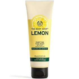 تصویر ژل شستشو لیمو جمع كننده منافذ بادی شاپ THE BODY SHOP LEMON PURIFYING 