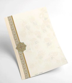 تصویر کاغذ تذهیب گلاسه کد H-190 