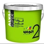 تصویر رنگ نیم پلاستیک سفید مات الوان 2 سوپر حلب(25 کیلو) 