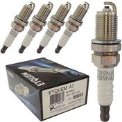 تصویر شمع تک پلاتین اکیوم مدل پایه کوتاه مناسب 405 206 ال 90 