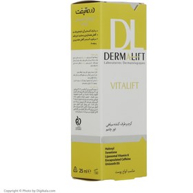 تصویر کرم دور چشم درمالیفت مدل Vitalift Anti Dark حجم 25 میلی لیتر 