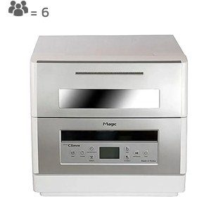 تصویر ماشین ظرفشویی مجیک 6 نفره مدل DWA1102L Magic Dishwasher DWA-1102L