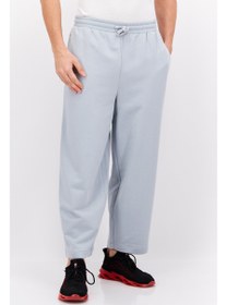 تصویر شلوار گرمکن مردانه با فیت معمولی، رنگ آبی فولادی برند nah/ studio Men Regular Fit Plain Sweatpants, Steel Blue