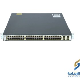 تصویر سوئیچ سیسکو مدل WS-C3750G-48PS-S استوک Cisco WS-C3750G-48PS-S 48Port Switch Stock