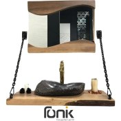 تصویر روشویی چوبی روستیک مدل 2011 