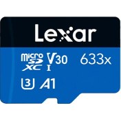 تصویر کارت حافظه MicroSDXC لکسار مدل micro 633X U3 V30 100/45 ظرفیت 64 گیگابایت 