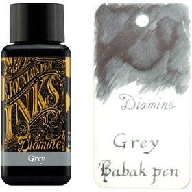 تصویر جوهر خودنویس دیامین خاکستری DIAMINE INK Grey 