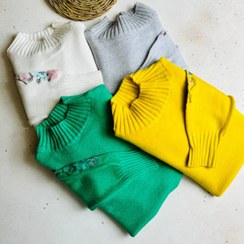 تصویر بافت آستین گلدوزی 