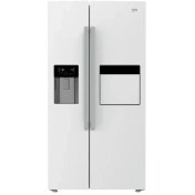 تصویر یخچال و فریزر ساید بای ساید سفید GN 168421 E بکو 
