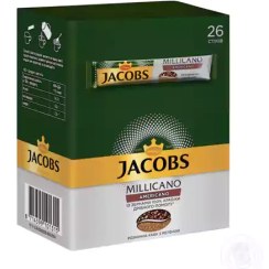 تصویر قهوه فوری هلندی میلیکانو جاکوبز JACOBS Millicano بسته 48 عددی 