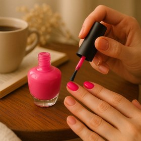 تصویر لاک گیاهی (رنگ صورتی) 