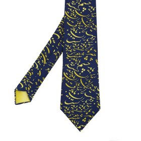 تصویر کراوات مردانه مدل نستعلیق کد 1200 