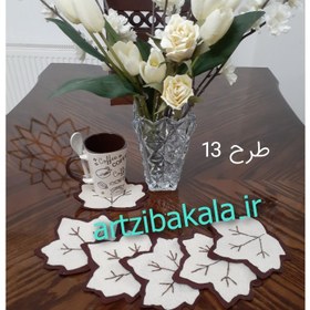 تصویر زیر لیوانی نمد 6 عددی artzibakal