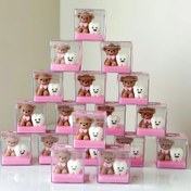 تصویر گیفت پلکسی شمع دندونی تدی رنگ سبز 