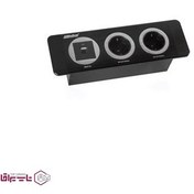 تصویر پریز توکار ملونی مدل 10080 با درپوش مگنتی 