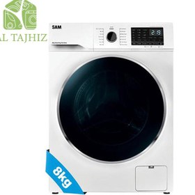 تصویر ماشین لباسشویی 8 کیلویی سام BL-Q1470-W 